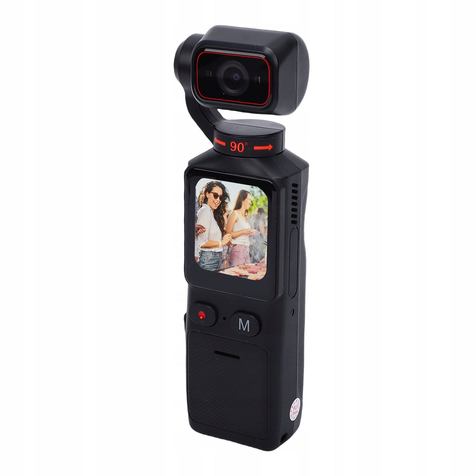 4K HD Handheld Camera 140° Wide Angle Touch Screen Anti Shake 4W Model 3442VRPM