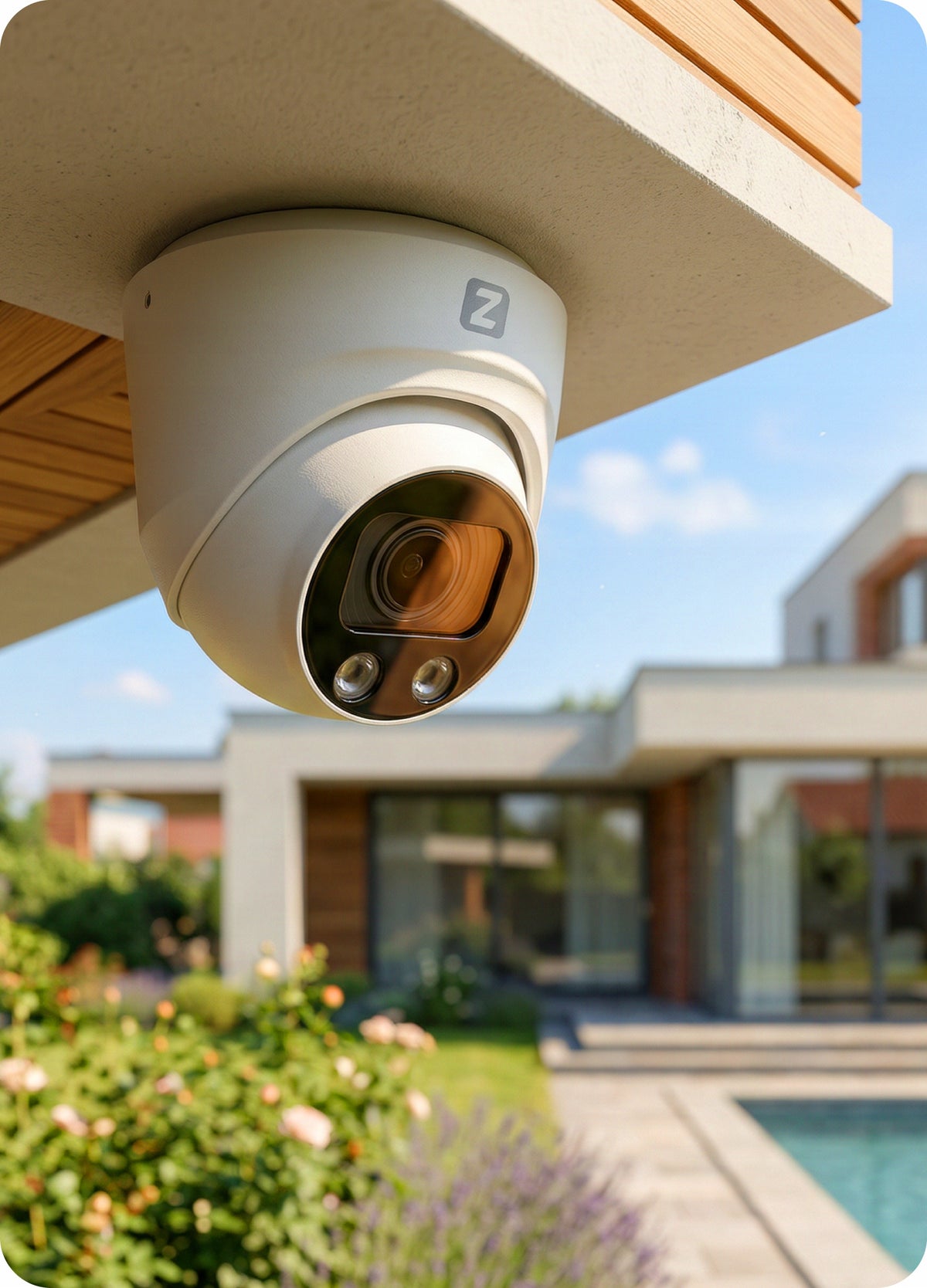 4K Outdoor PoE IP Camera 8MPx 30m IR SD Card Slot Optical Zoom x5 Packaging status original