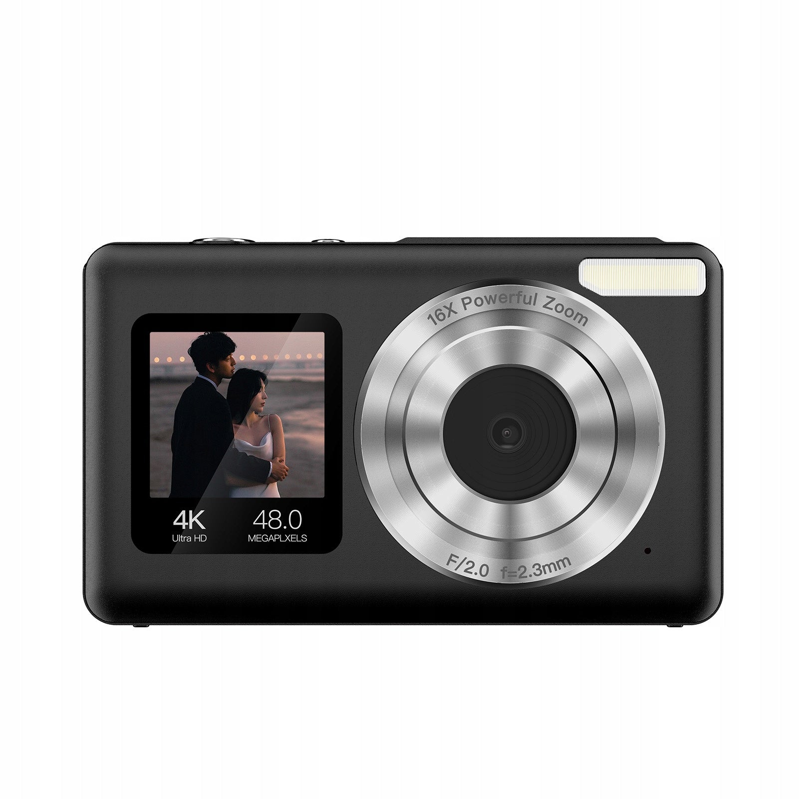 4K Portable Digital Camera for Kids Dual Screen Digital Video Camera