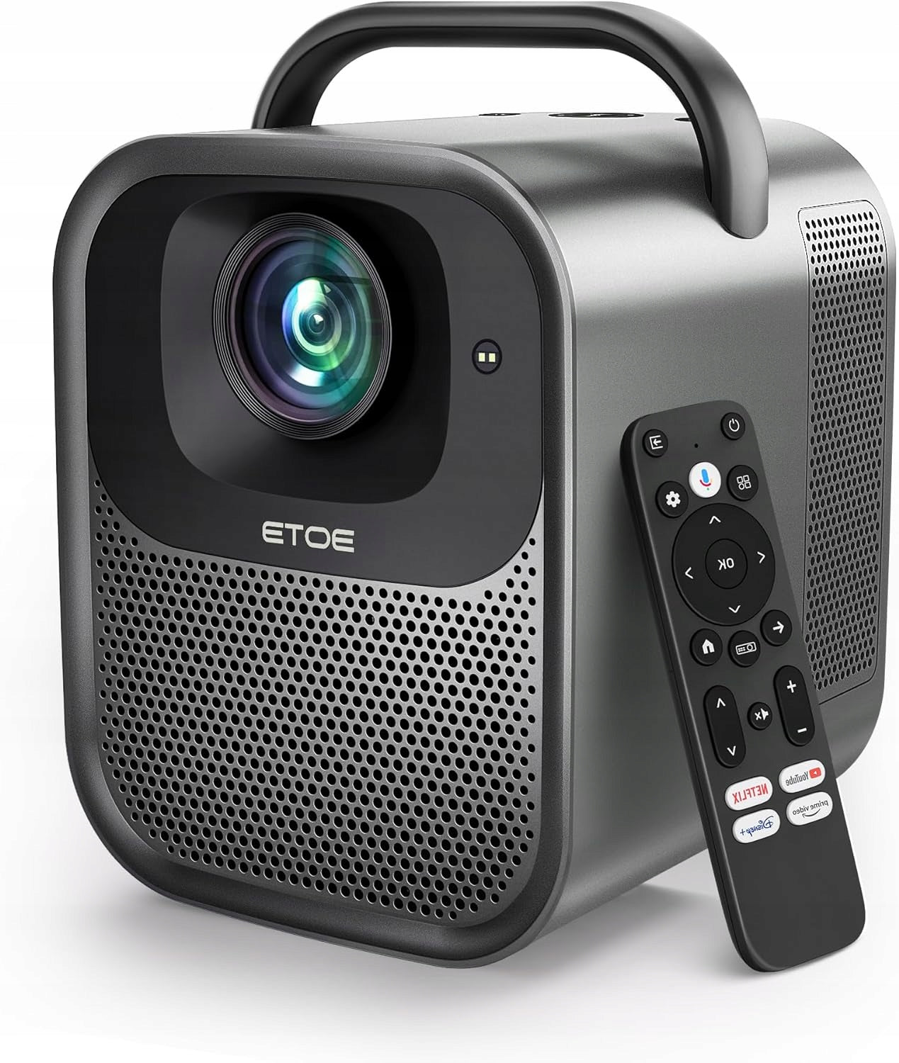 4K Projector Full HD 1080P 1300 ANSI Google TV WiFi Netflix ETOE Seal Pro