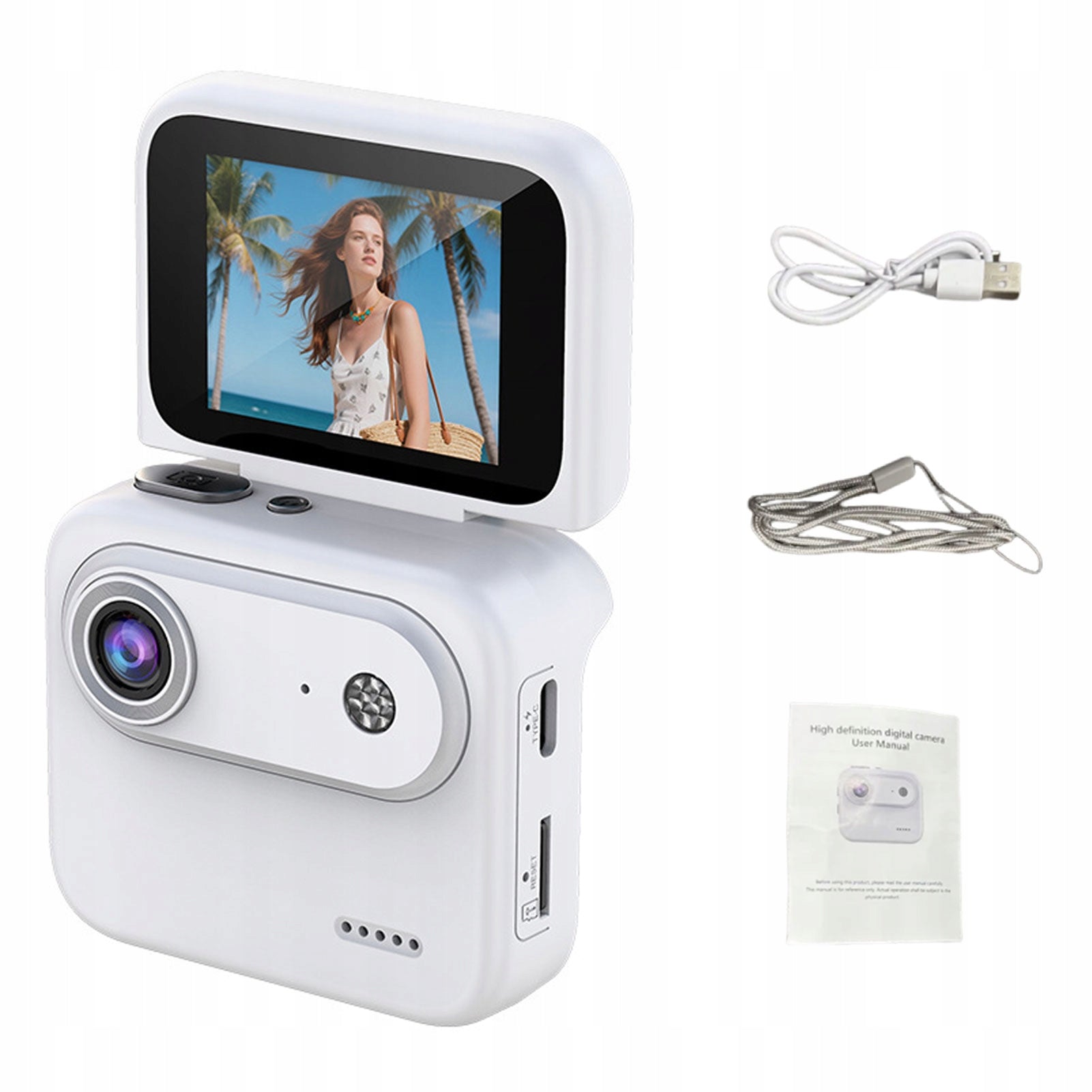 4K Sports Camera with Image Stabilization 2-Inch Camera with Tilting Ecre Brand no brand