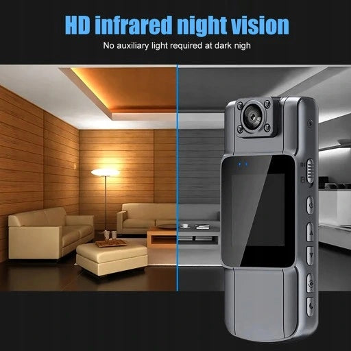 4K UHD Mini Body Camera With 150°D7 Width Audio And Video Recording Model 6694AIEN