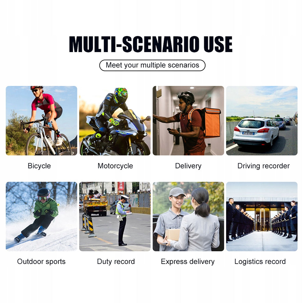 4K UHD Mini Body Camera with 150° VP Width Audio and Video Recording Model 2587GOXI