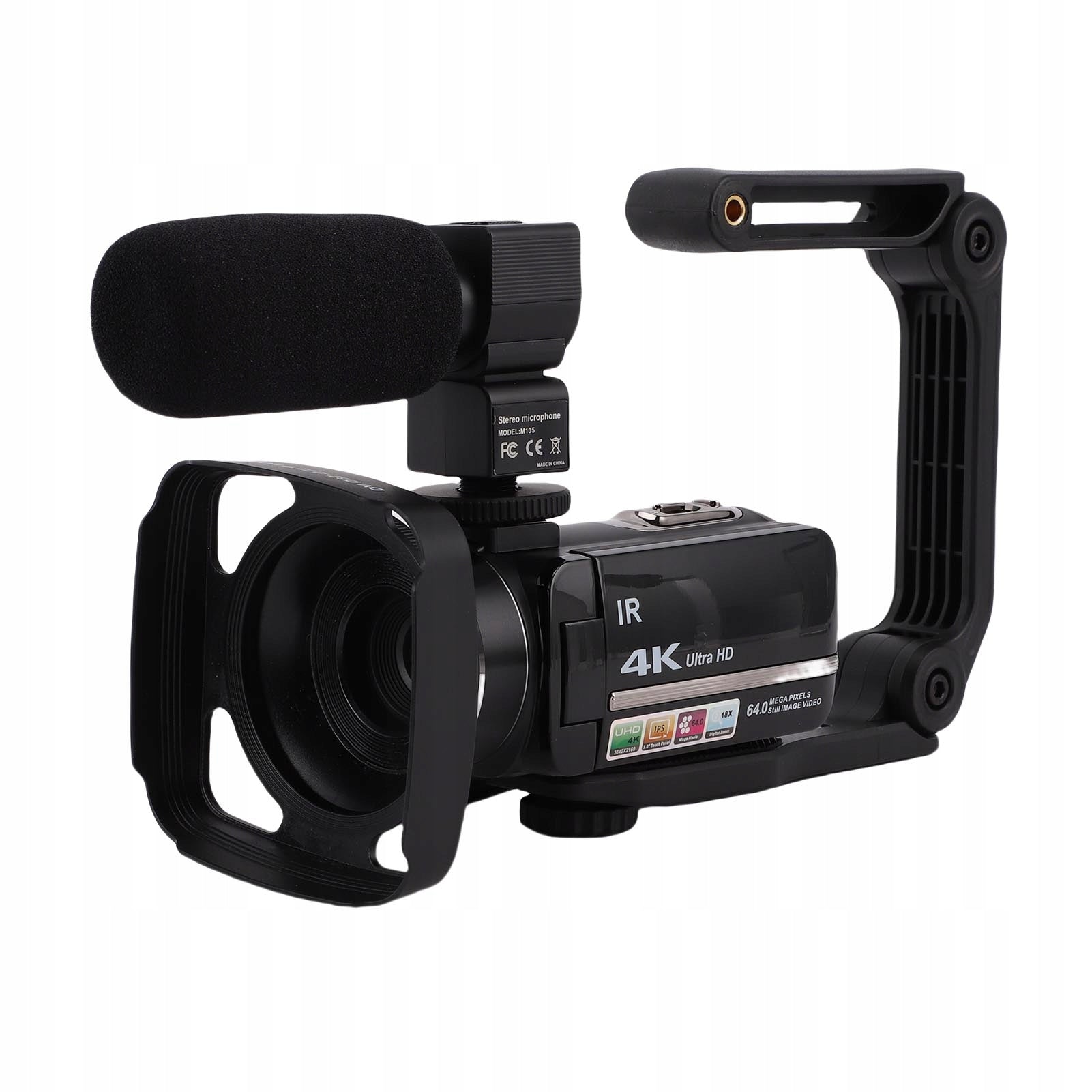 4K Video Camera 18x Digital Zoom Camera 3 Inch Touch Screen 88