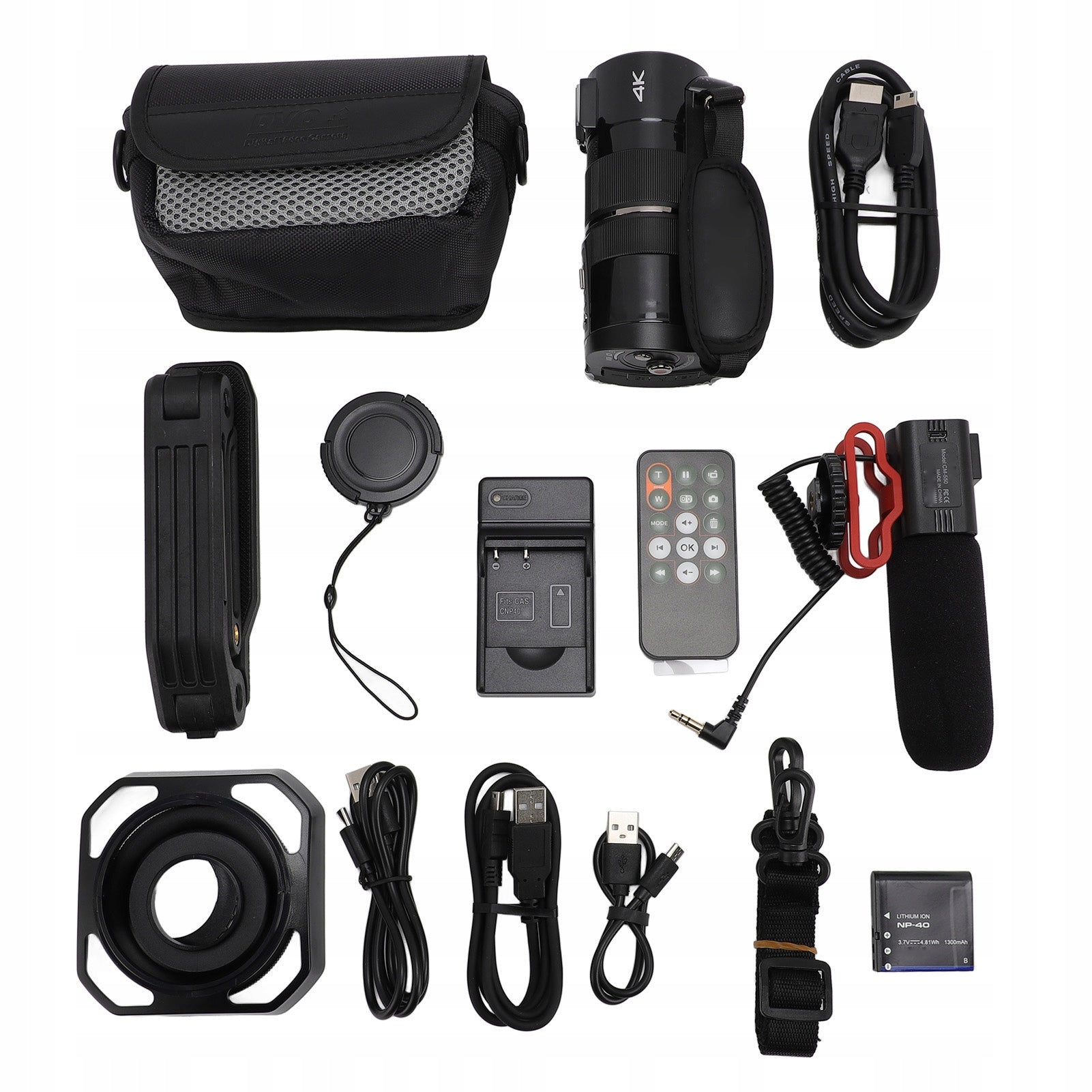 4K Video Camera With 3,5 Inch IPS R5 Touch Screen Model 4465LZME
