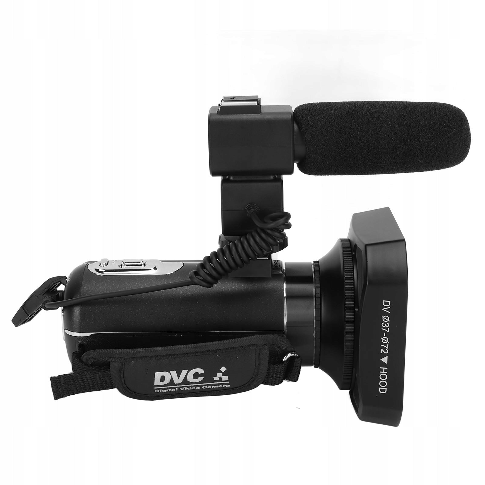 4K Video Camera with Remote Control Microphone Lens Cover Digital Camera with 8G Model 7367GHQJ