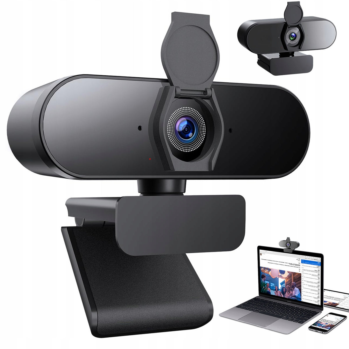 4K WEBCAM FOR COMPUTER PLUG AND PLAY FOR WINDOWS MACOS LINUX