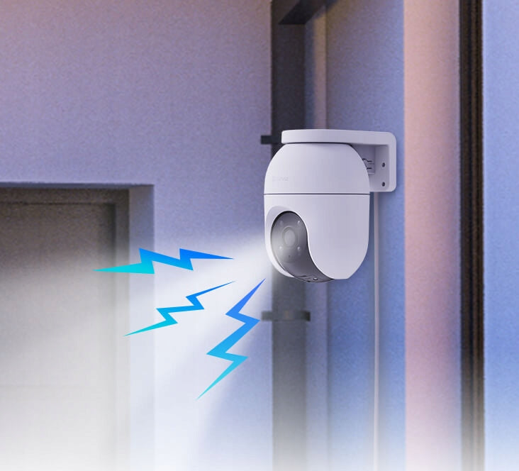 4K WIFI 8MPX APKA EZVIZ C8C Rotating Camera MicroSD Detection + 10M CABLE Manufacturer code kamera obrotowa z kablem zasilającym