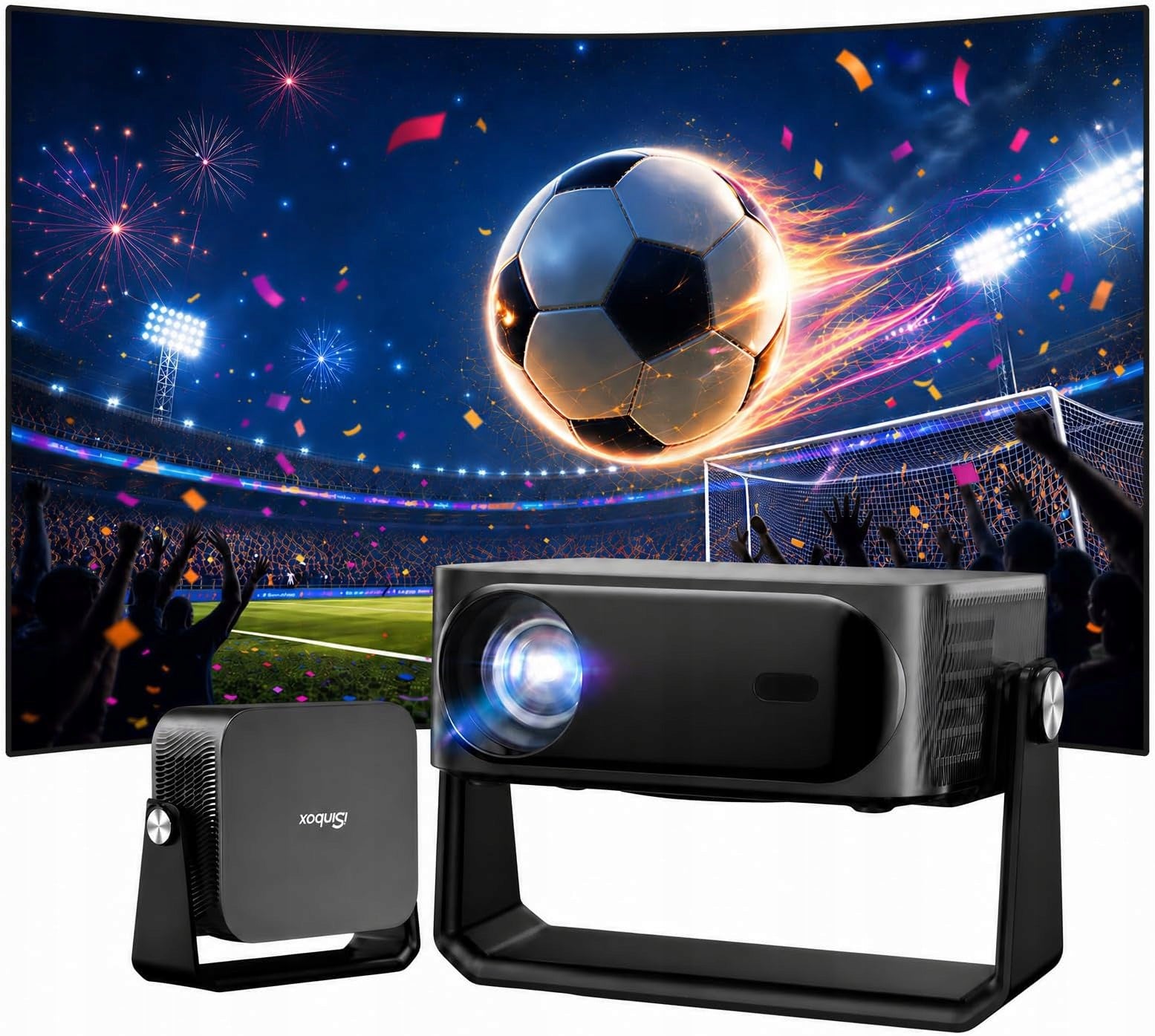 4K WIRELESS PROJECTOR 1500ANSI FOR HOME THEATER SMART PROJECTOR YG381