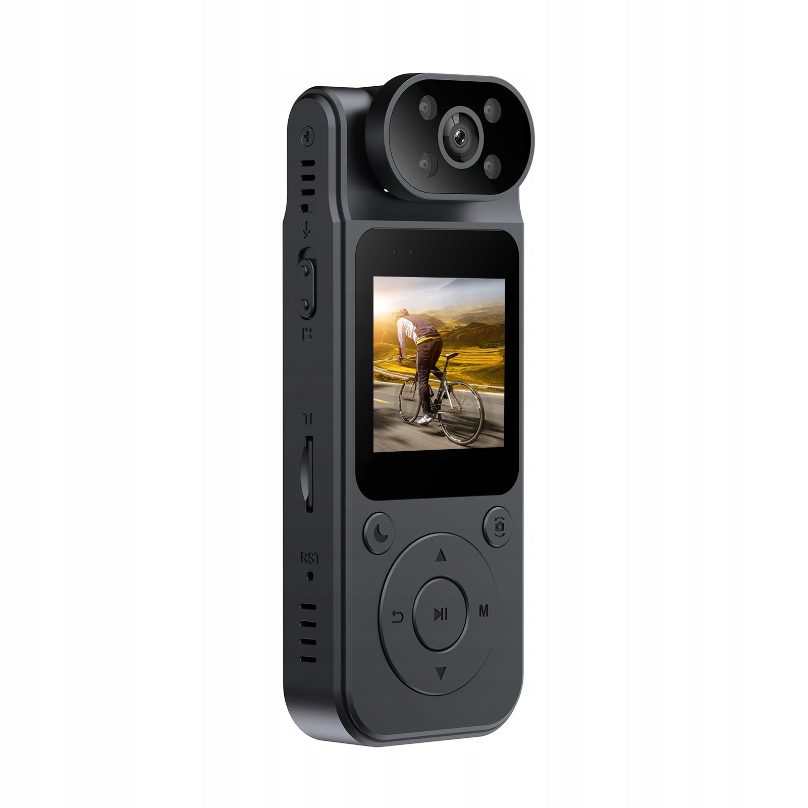4K Wearable Camera Audio Video Recording 180° M2 Rotary Lens Model 2254EHTF