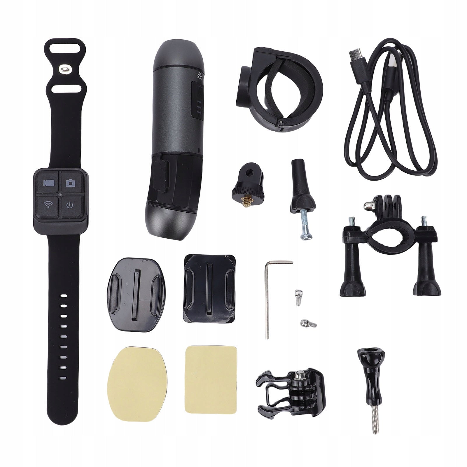 4K WiFi Action Camera Motorcycle Helmet Camera Front and Rear YJ
