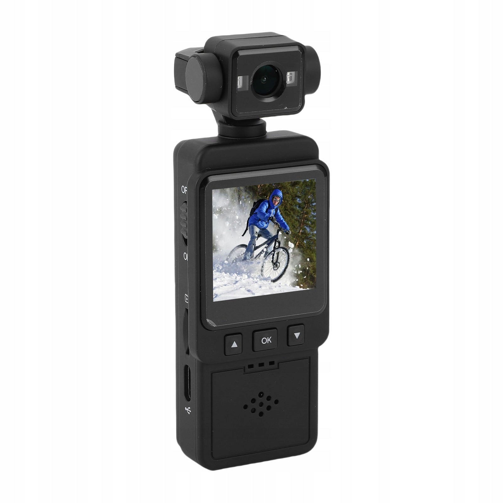 4K WiFi Handheld Action Camera with Clamp Waterproof IP65 Smart SY Model 2154QTND