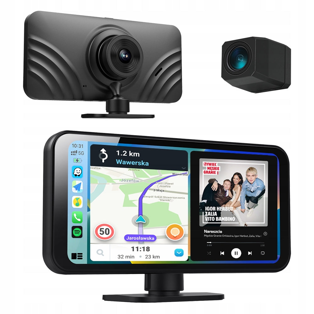 4K video recorder front rear NEOLINE SMARTWAY CarPlay / Android Auto WiFi