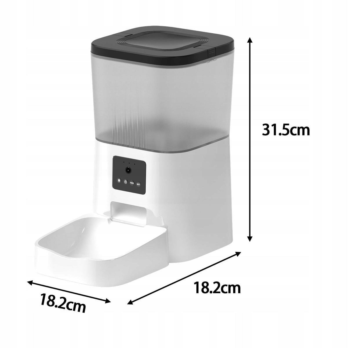 4L Smart Automatic Cat Feeder ,Programmable Timed Cat Feeder Video Style Manufacturer code 06164066757