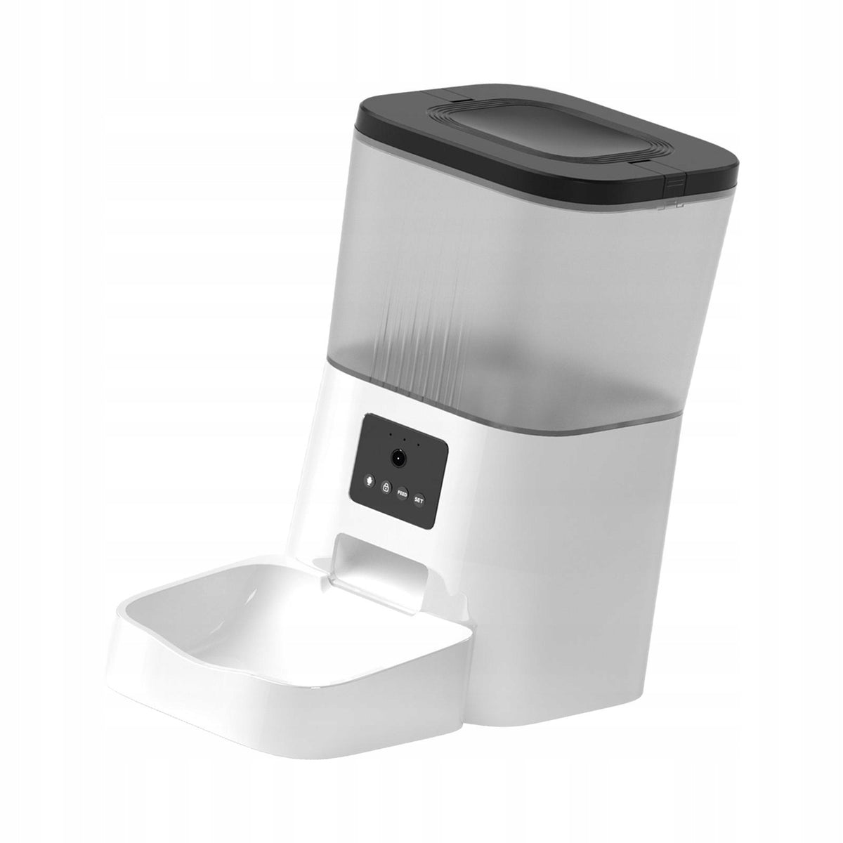 4L Smart Automatic Cat Feeder ,Programmable Timed Cat Feeder Video Style