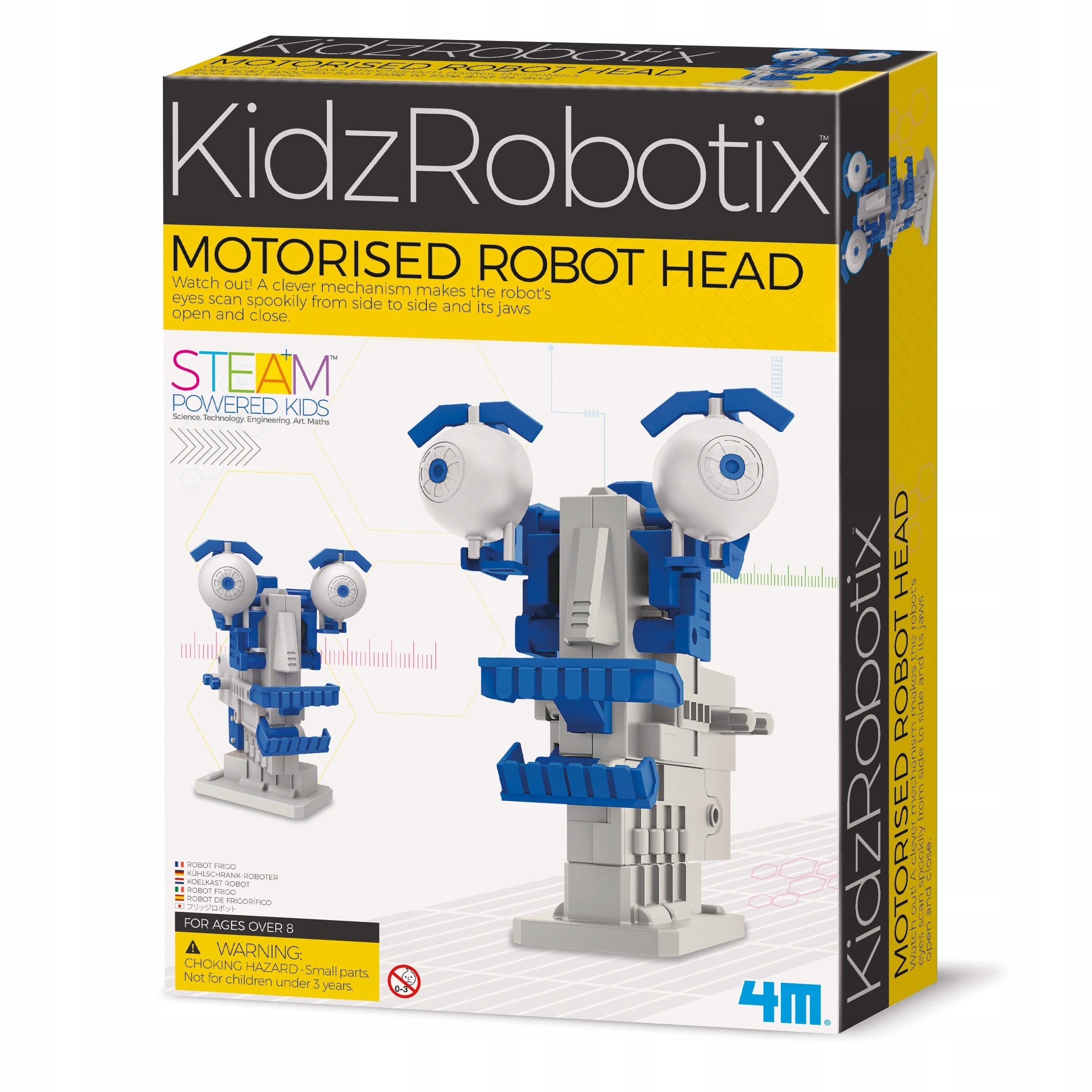 KidzRobotix Motorizuota roboto galva 4M