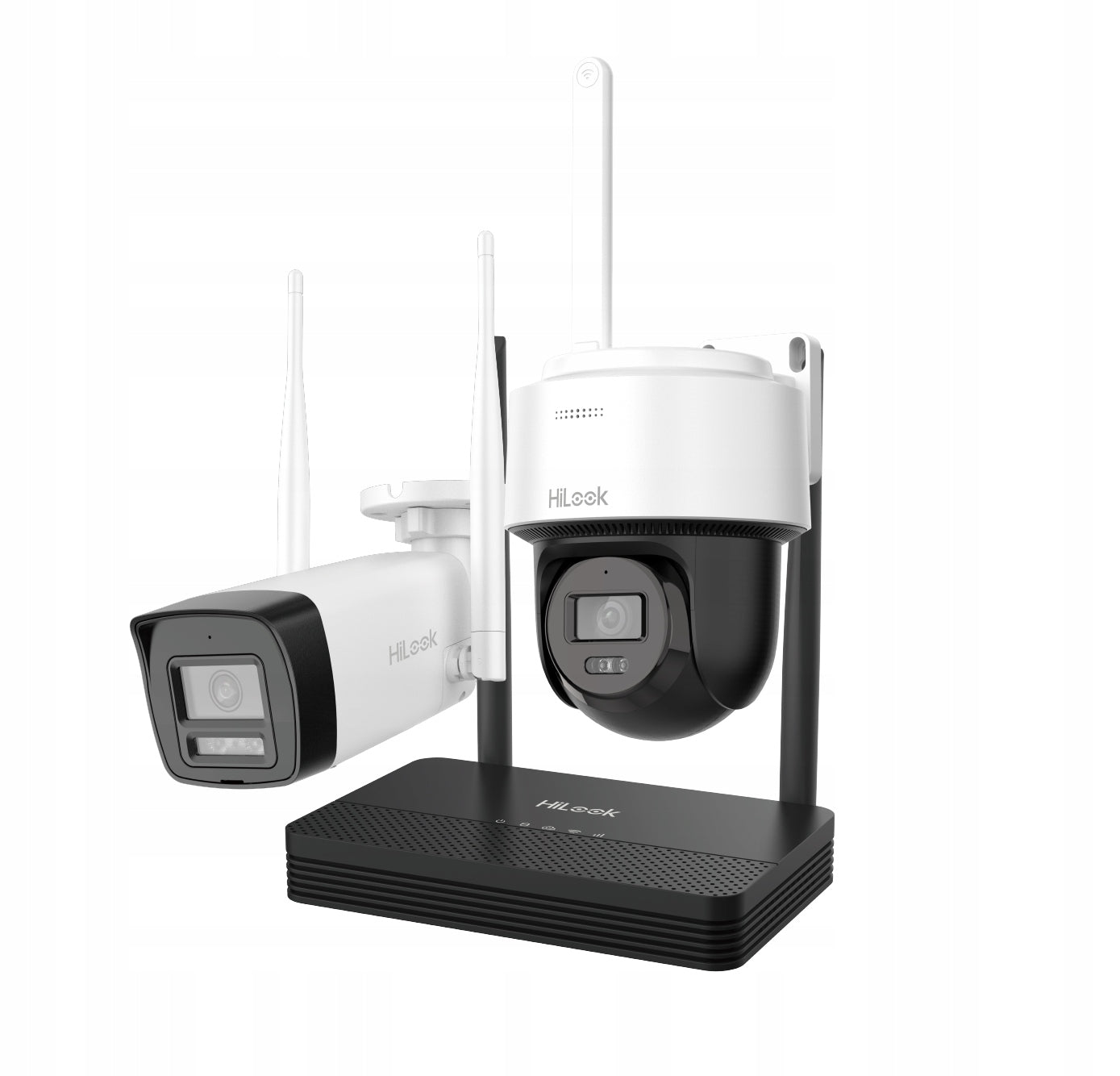 4MP 2K Hikvision HiLook Outdoor Rotating Camera WiFi Monitoring Kit Packaging status original