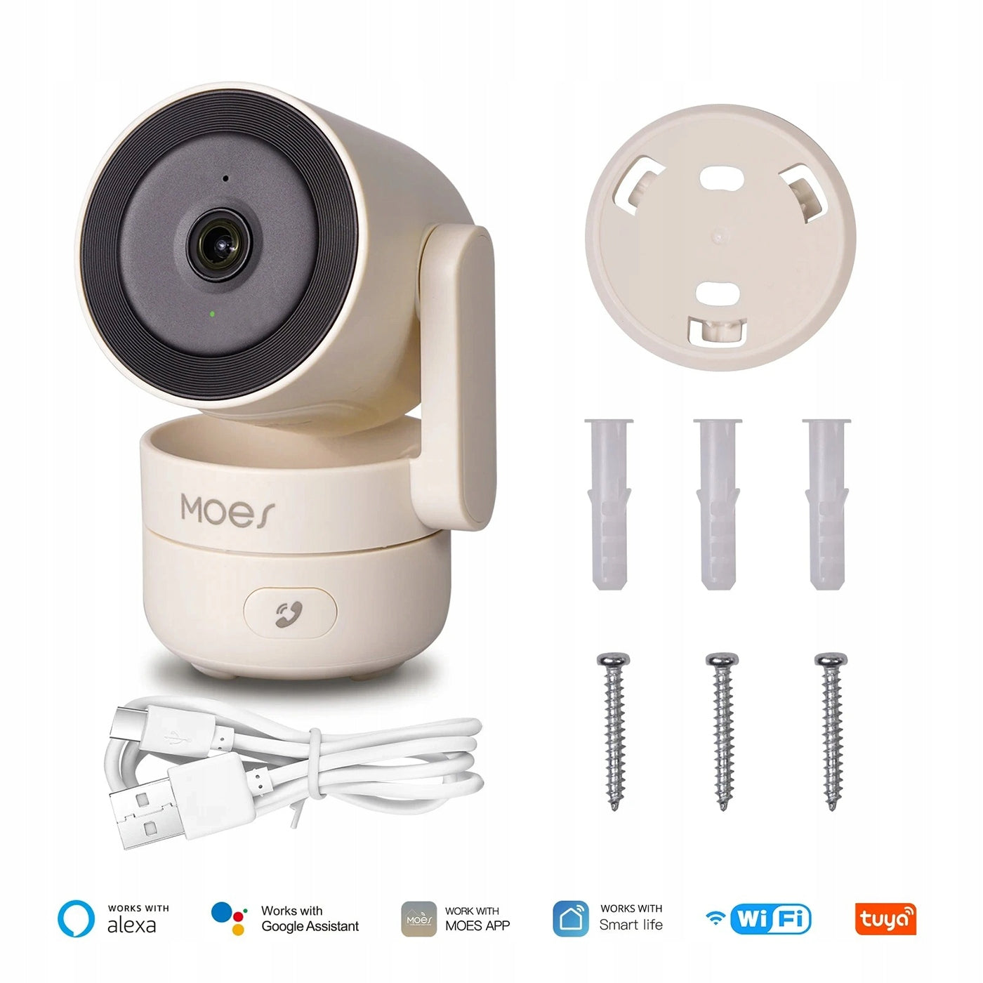 4MP 360 Degree WiFi Camera Smart Home 64G Pan/Tilt Nanny Motion Detection EAN (GTIN) 0789765682071