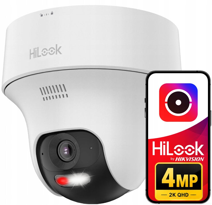 4MPx Rotating EasyLink HiLook by Hikvision IPC-F140-LIDF/W