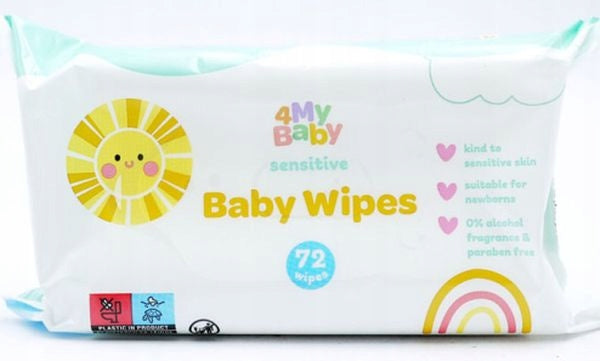 4My Baby Wipes Moisturized Delicate 72pcs 7207