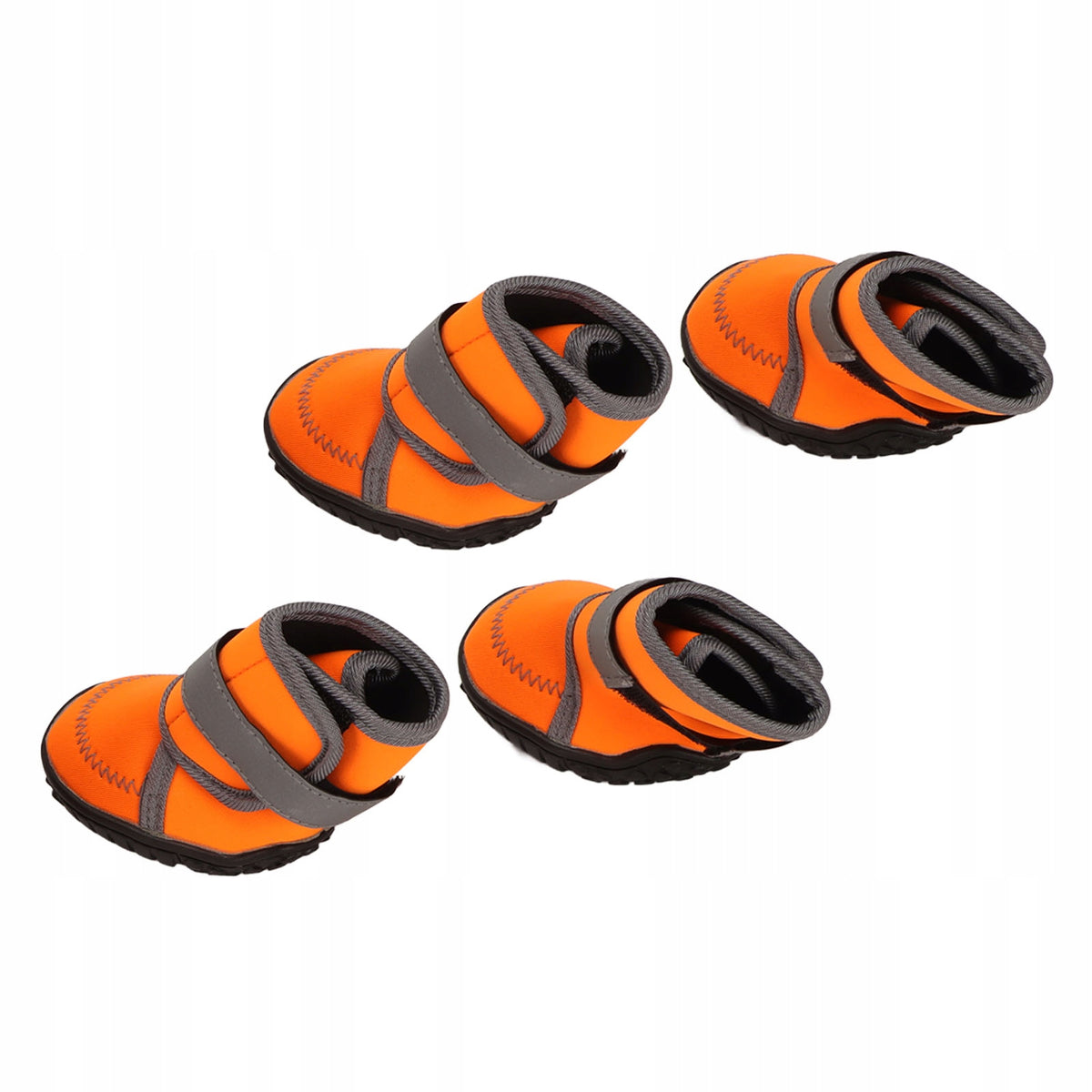 4PCS Dog Boots Soft Rubber Waterproof Pen NaPAW Protector with 74