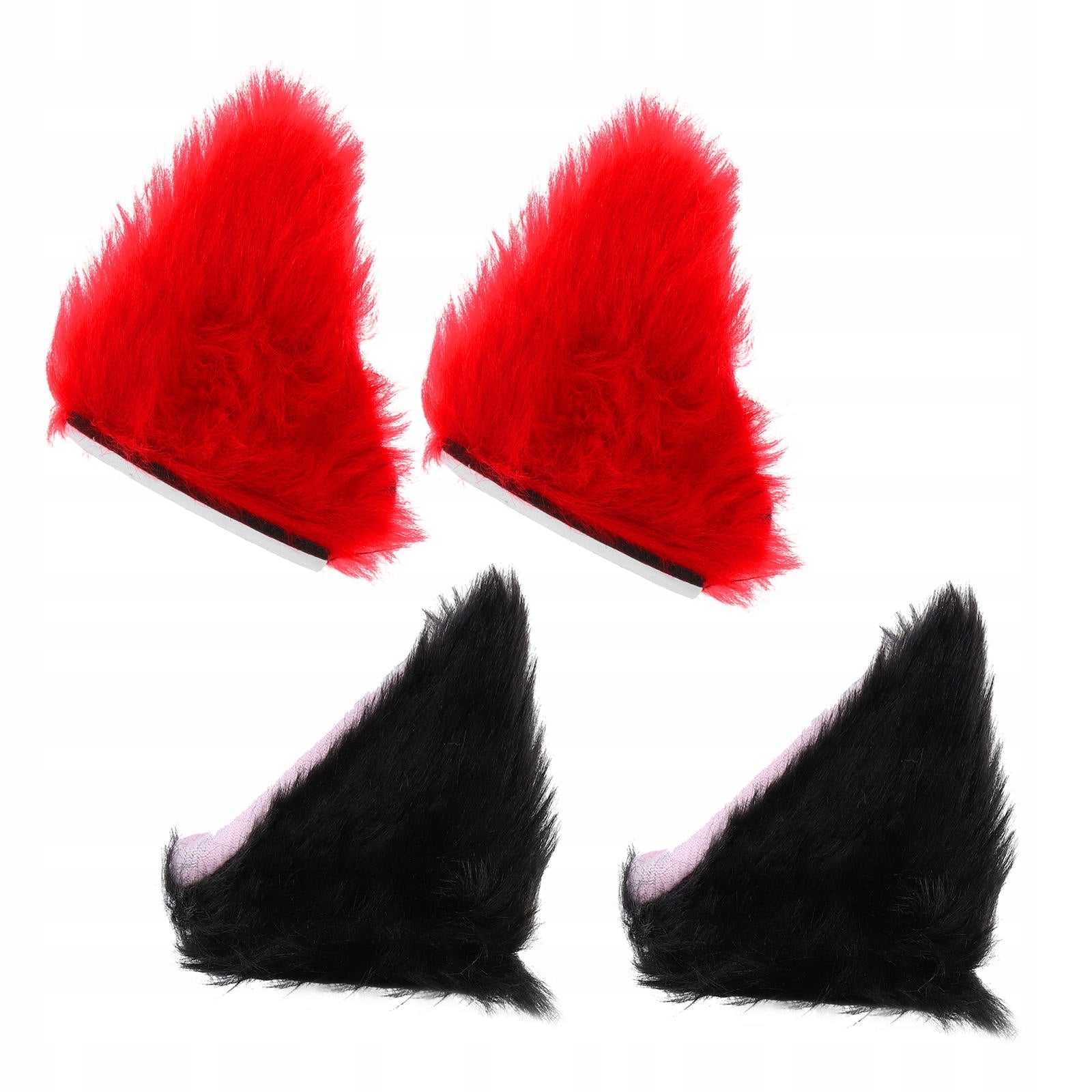 4PCS PLUSH CAT EARS HELMET ATTACHMENTS FOR MOTORCYCLE AND BICYCLE Manufacturer no brand