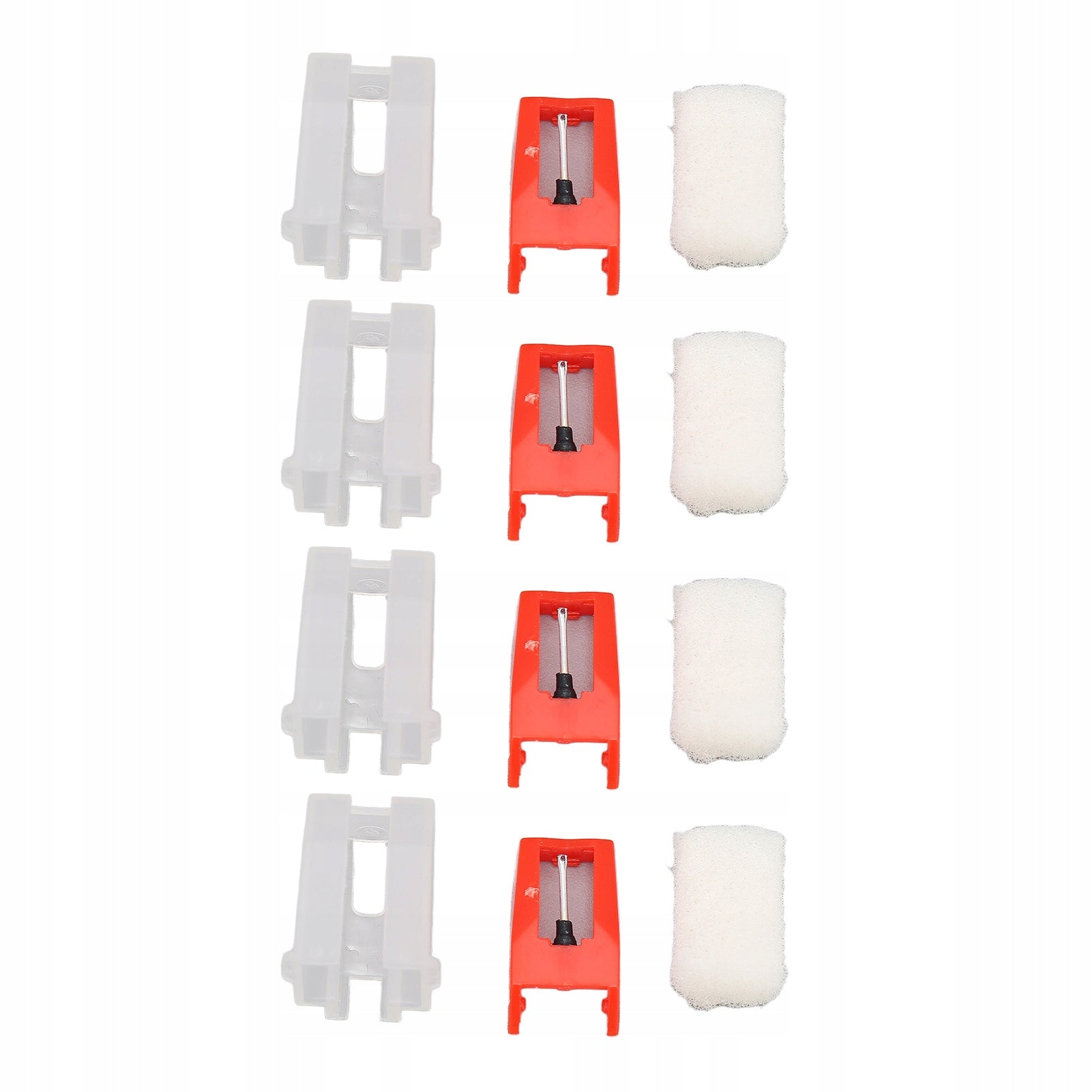 4PCS TURNTABLE RECORD PLAYLE PLAYLE WITH PLASTIC CASE FOR 56 Manufacturer code AG250811055489