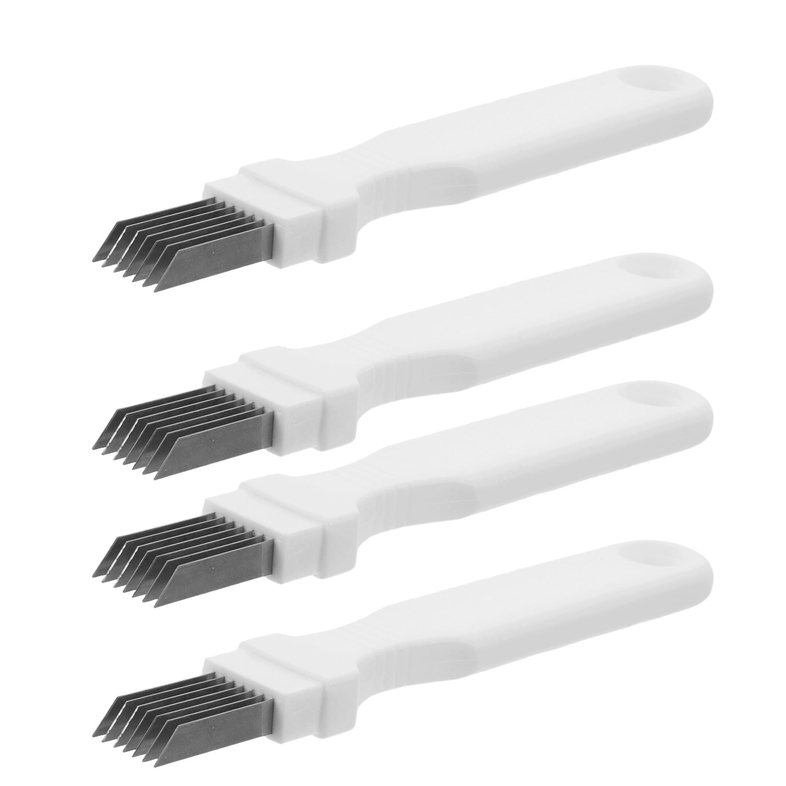 4PCS WHITE BALLOON POPPER TOOL WITH STEEL NEEDLE FOR QUICK PARTY CLEANUP Cylinder capacity 1 m3