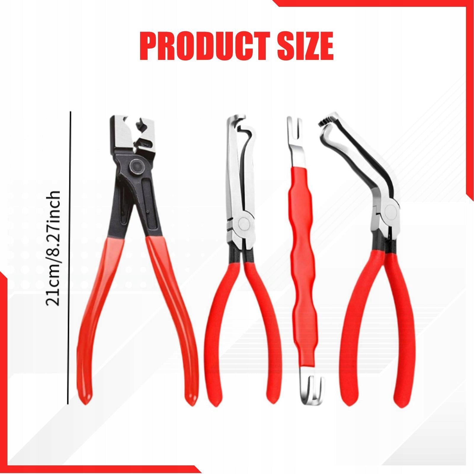 4Pcs Electrical Disconnect Clamp Disconnect Tool for Automotive Trucks Red Brand no brand