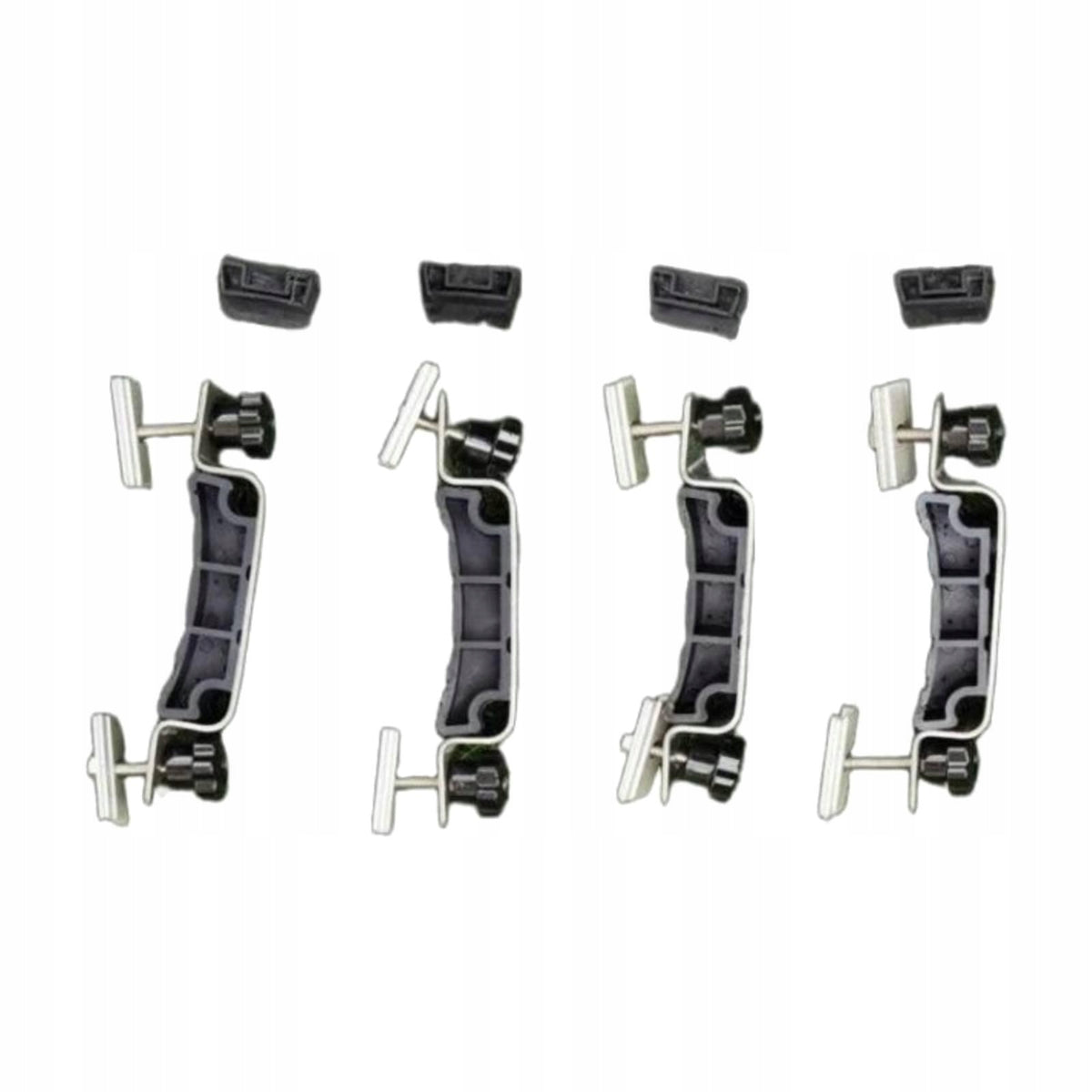 4Pcs Rooftop Tent Mounting Hardware Kit Chassis to Crossbar Clips Easy