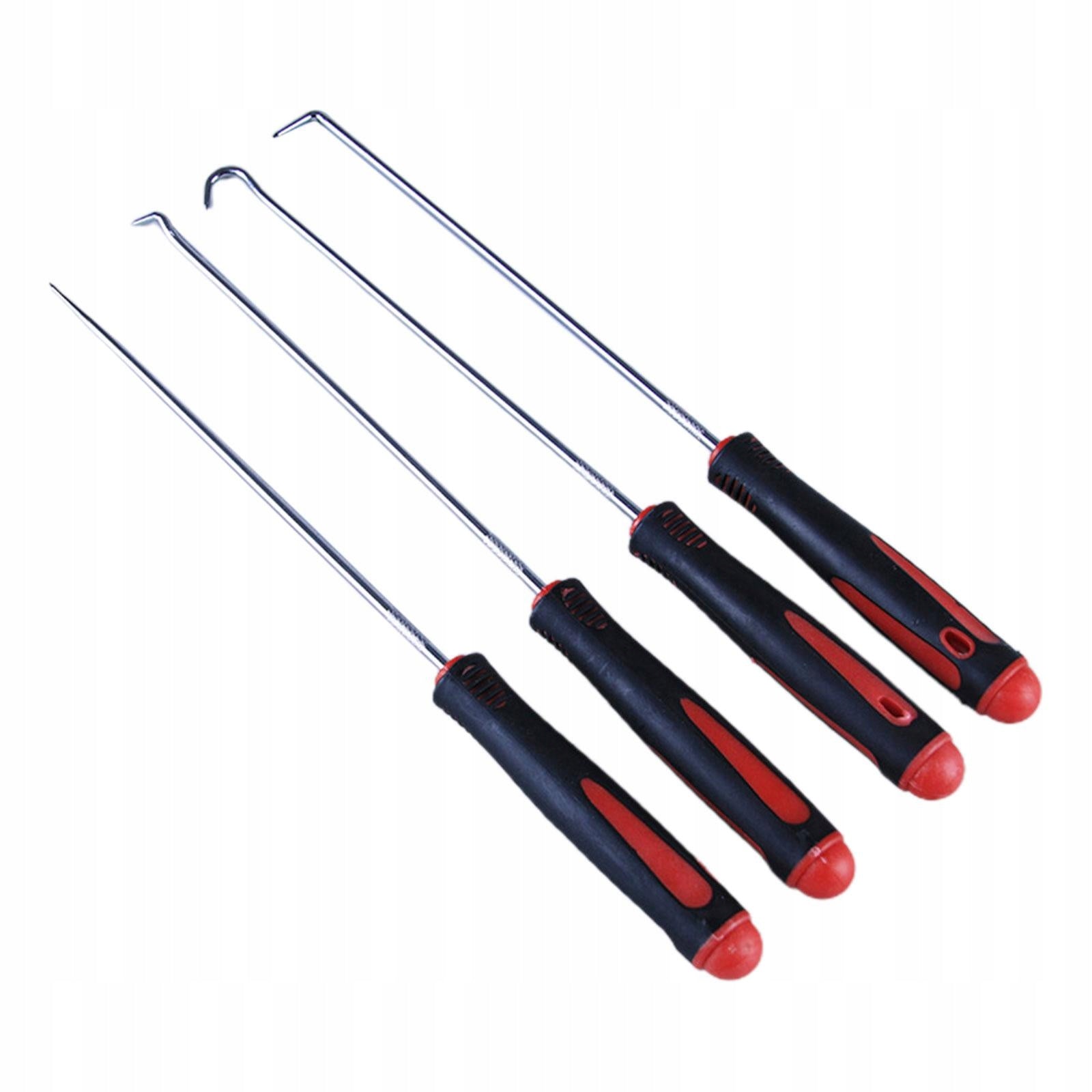4Pcs Universal Auto O Ring Seal Pick Hooks for Automobile Comfortable 230mm