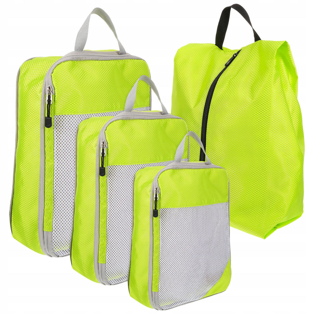 4SZT POJEMNE WORKI DO BAGAŻU NA ODZIEŻ I ARTYKUŁY TOALETOWE Color multicolor
