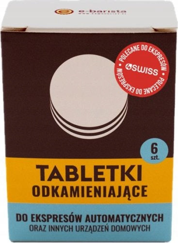 4Swiss by E-barista descaling tablets for coffee machines 6 pcs. Brand 4Swiss