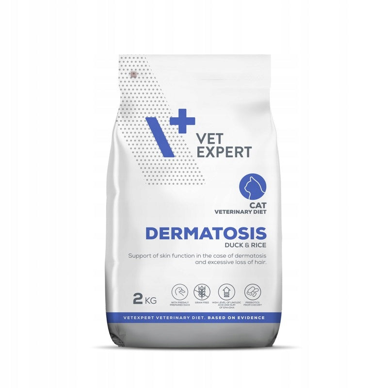 4T VetExpert Cat Dermatosis 2 kg Duck & Rice
