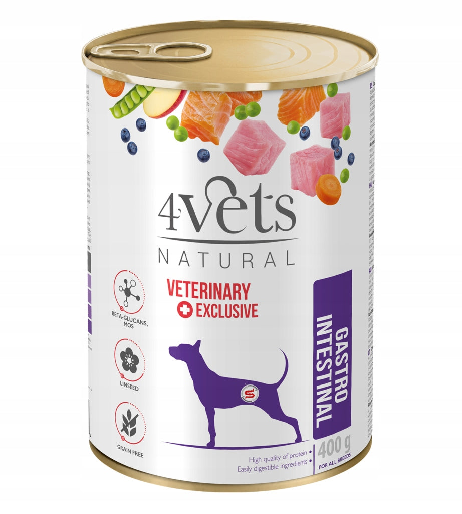 4Vets Gastro Intestinal 400g Wet Food for Dogs
