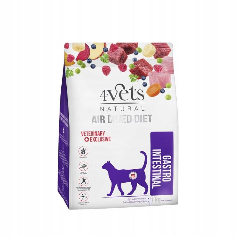 4Vets Natural Gastro Intestinal 1kg for Cat