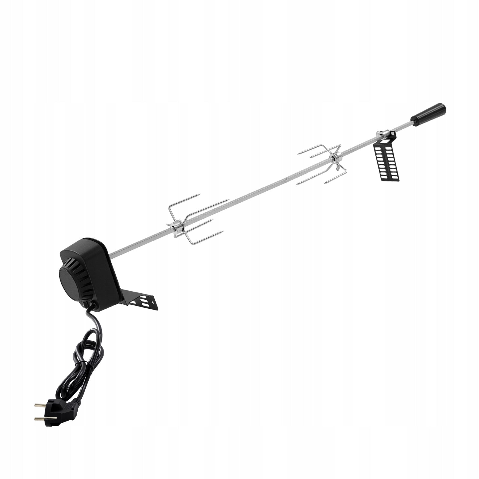 4W 360° AUTOMATIC ROTISSERIE SKEWER 5-8KG BBQ ROTATING SKEWER