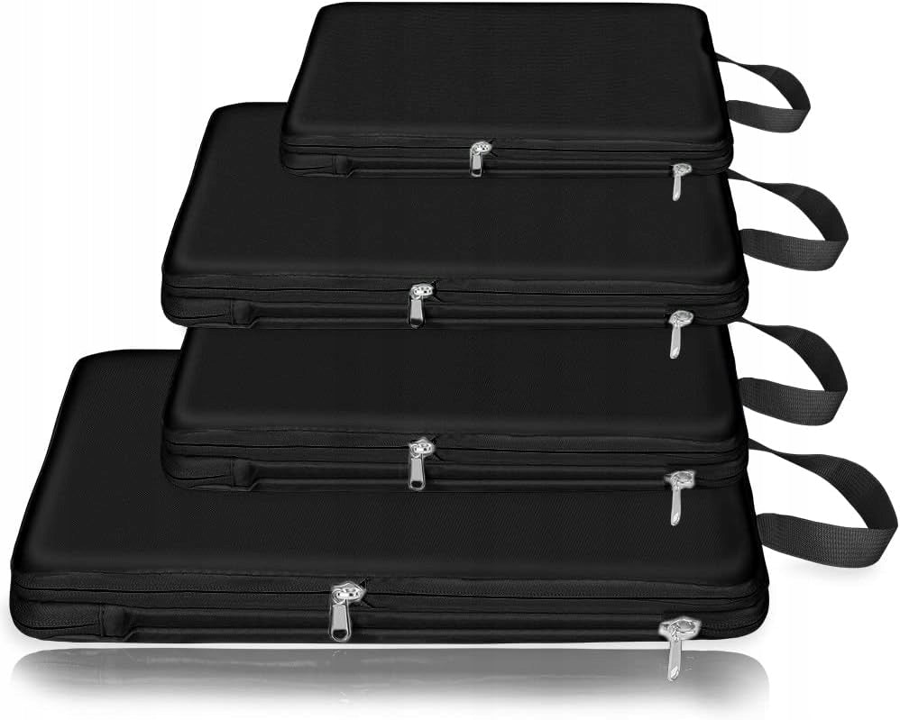 4X COMPRESSION BAG LUGGAGE PACKING SUITCASE ORGANIZER TRAVEL SET CZ