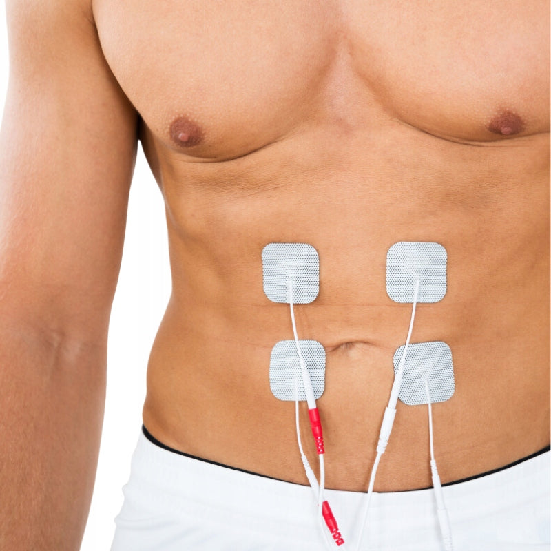 4X GEL ELECTRODES FOR ELECTROSTIMULATOR GEL ELECTRODE TENS EMS PIN2