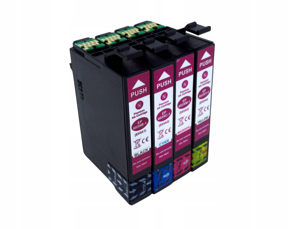 4X Ink cartridges for EPSON 603 XL XP-3100 WF-2810 XP-2100 Manufacturer Inkdigo