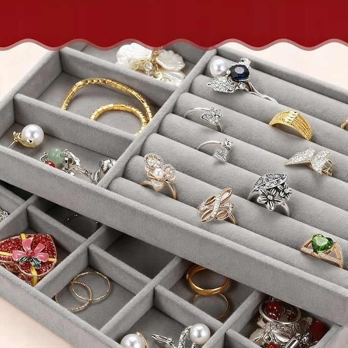4X JEWELRY ORGANIZER CARTRIDGE FOR CABINET DRAWER STORAGE Number of pieces 4 pcs