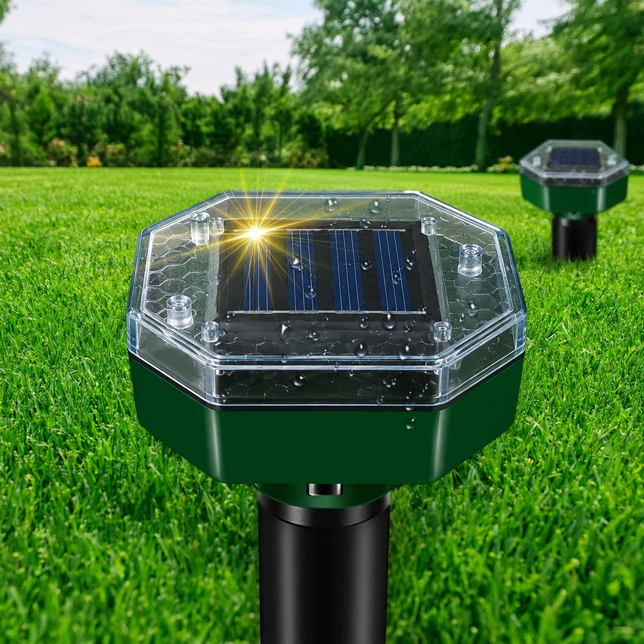 4X STRONG DETERRENT FOR MOLES VOLES MARTENS SOLAR RODENTS 3400m² Manufacturer code PRZECIW KRETÓW KRETOM PREMIUM ODSTRASZACZ