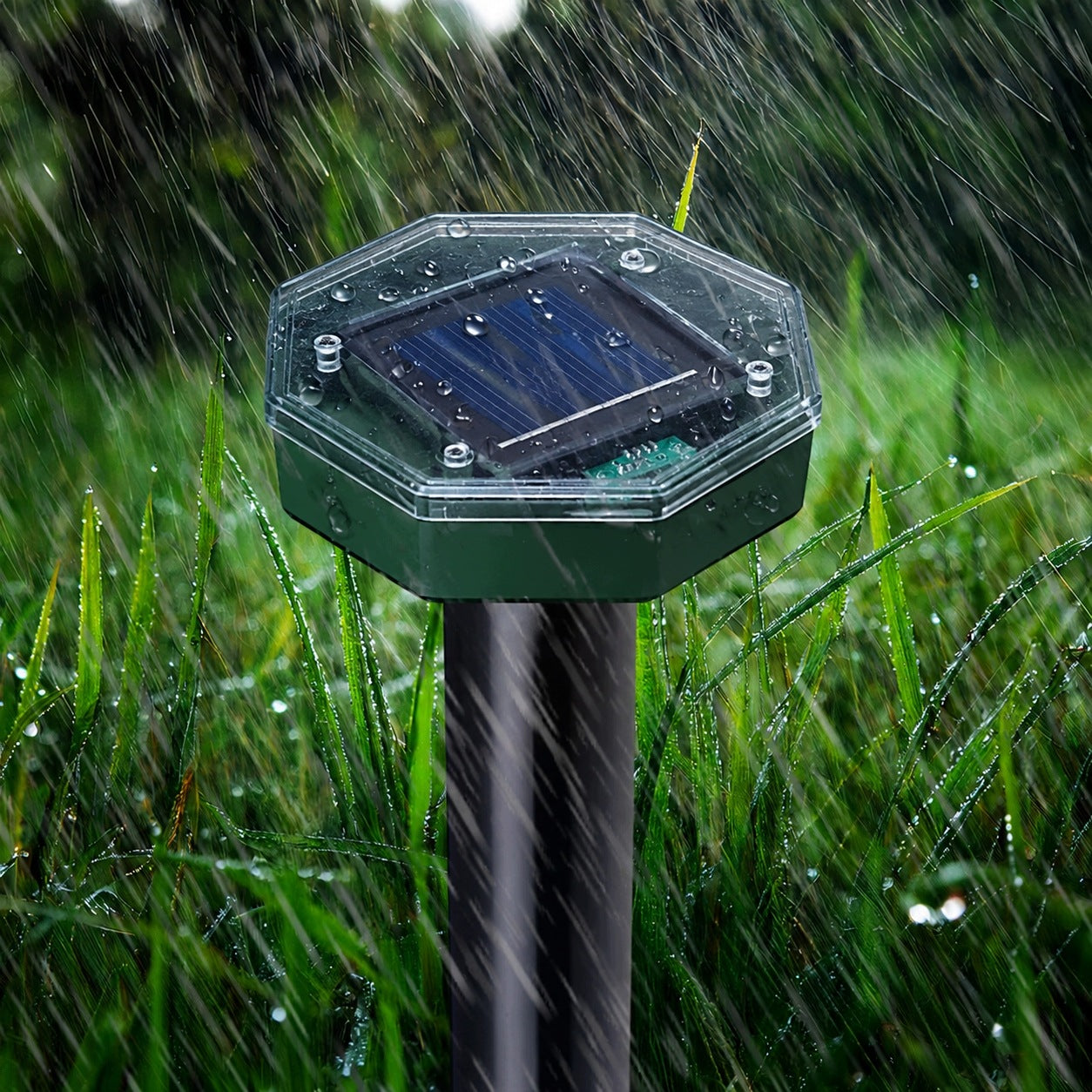 4X STRONG DETERRENT FOR MOLES VOLES MARTENS SOLAR RODENTS 3400m² Packaging status original