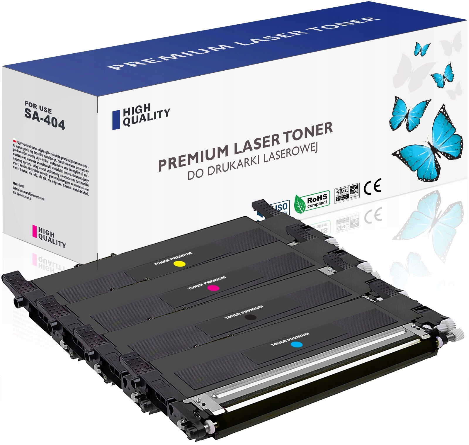 4X TONER CARTRIDGES FOR SAMSUNG C430W C480W C480FW CLT-K404S CLTK404 C404S M404S Y404S