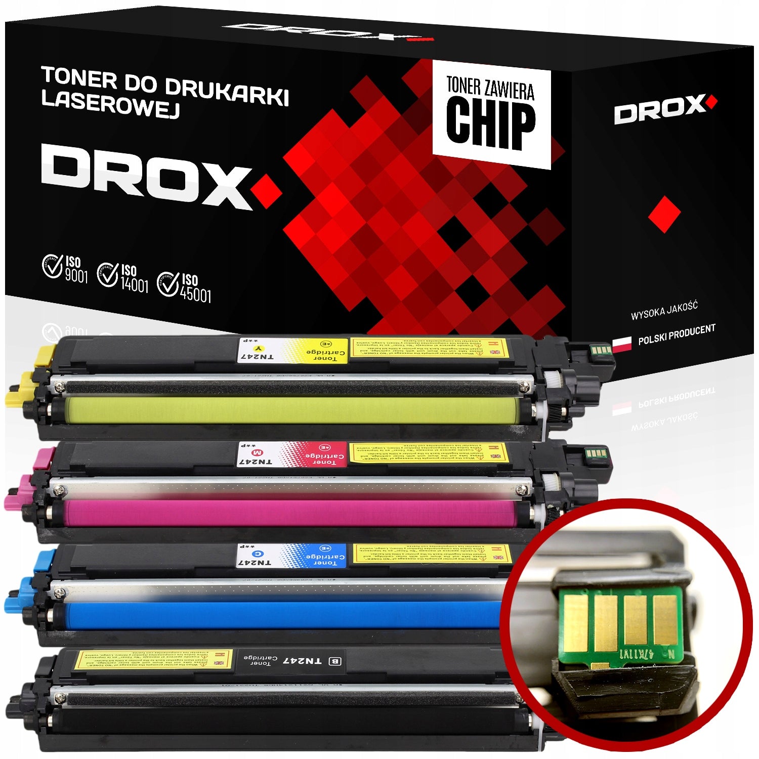 4X TONER FOR BROTHER TN247 TN243 DCP-L3510 TN-247
