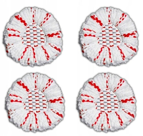 4X VILEDA TURBO ROTARY MOP COVER NEW MODEL 3IN1 MICROFIBER Brand Horeca