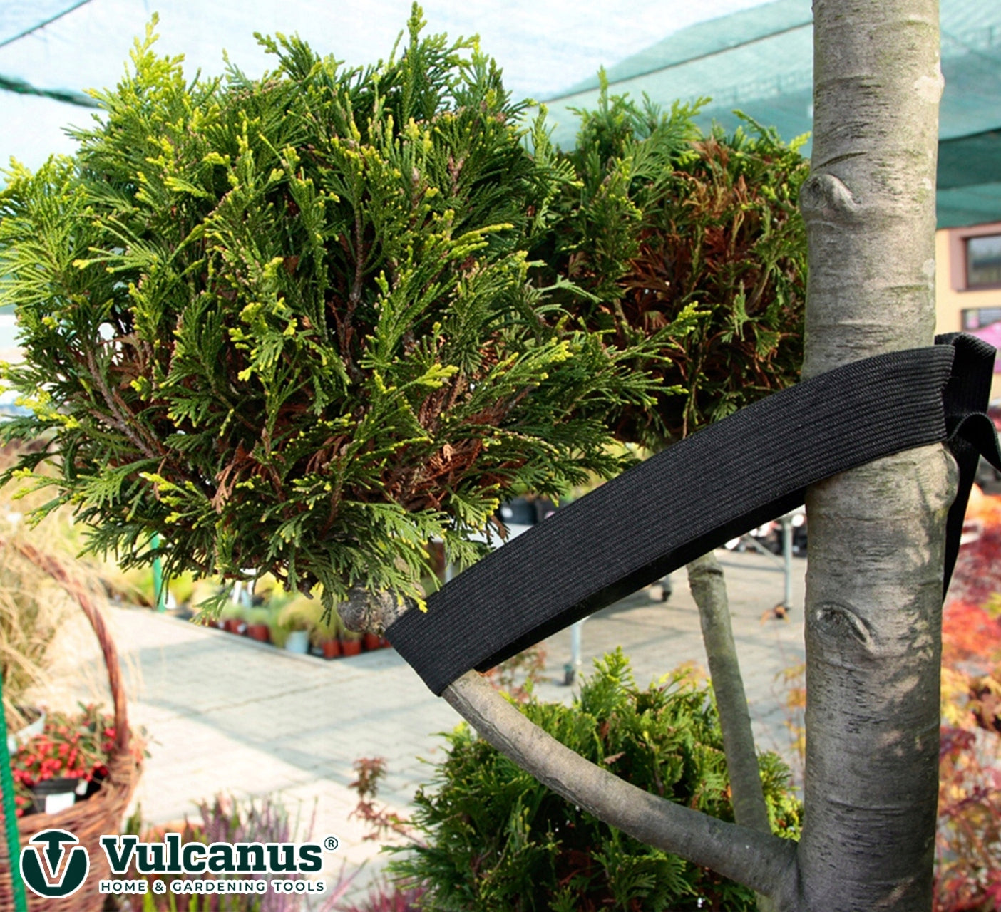 4cm x 50m Tape For Tiling Trees For Fixing No Mutilations Manufacturer code Tkana taśma Vulcanus 40mm x 50mb PDT450