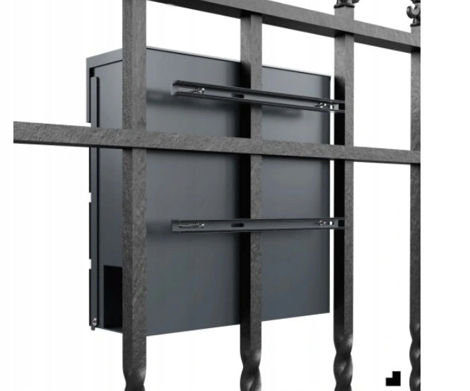 Pašto dėžutės laikiklių rinkinys, 217 mm, antracito spalvos