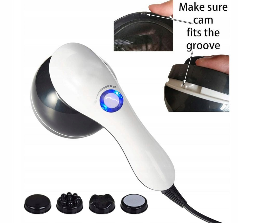 4in1 ANTI-CELLULITE BODY MASSAGER Color white