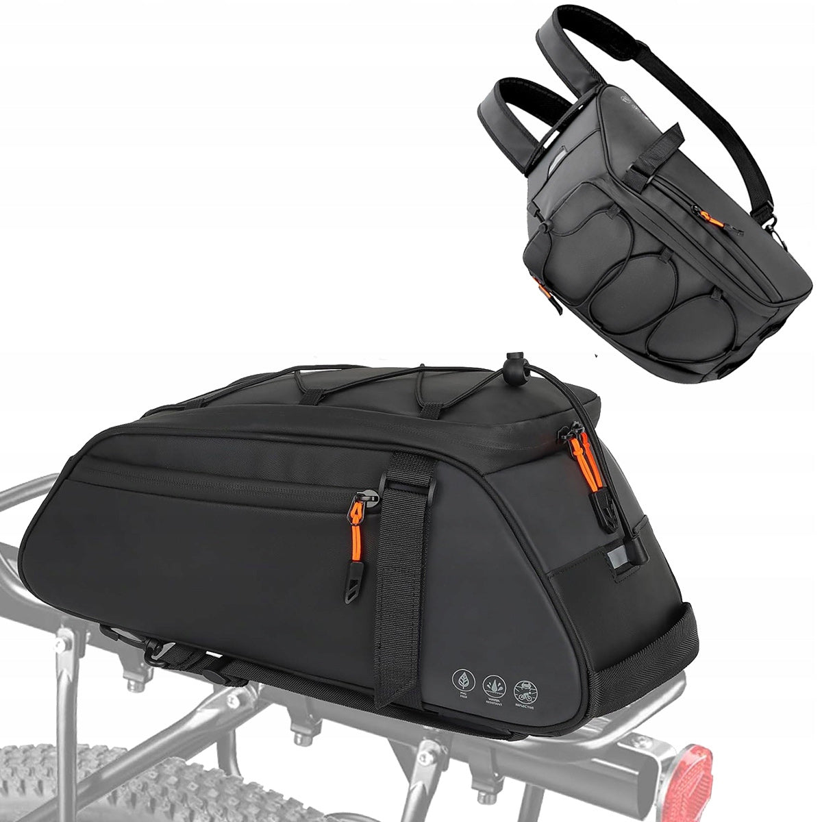 4in1 BICYCLE POUCH Phone Holder, Bicycle Bag WATERPROOF PREMIUM